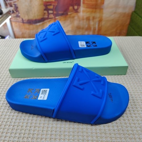 Cheap Off-White Slippers For Men #1195446 Replica Wholesale [$45.00 USD] [ITEM#1195446] on Replica Off-White Slippers