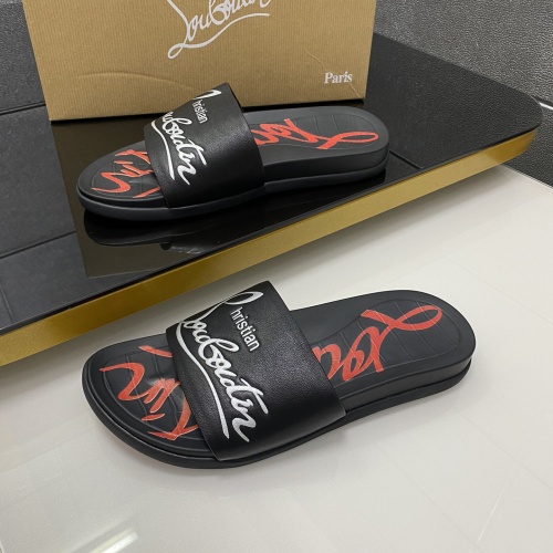 Cheap Christian Louboutin CL Slippers For Men #1195467 Replica Wholesale [$56.00 USD] [ITEM#1195467] on Replica Christian Louboutin CL Slippers