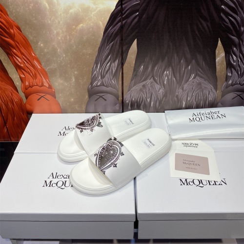 Cheap Alexander McQueen Slippers For Men #1195623 Replica Wholesale [$45.00 USD] [ITEM#1195623] on Replica Alexander McQueen Slippers