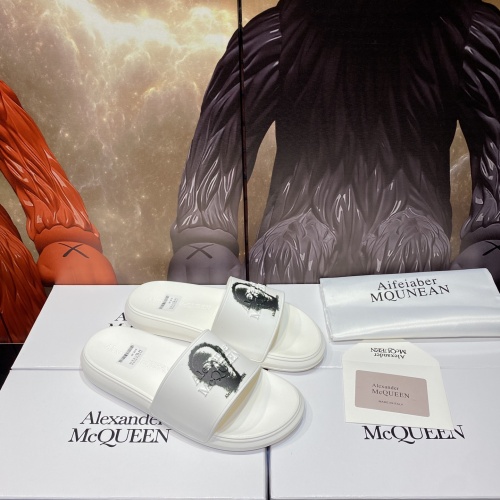 Cheap Alexander McQueen Slippers For Men #1195629 Replica Wholesale [$45.00 USD] [ITEM#1195629] on Replica Alexander McQueen Slippers