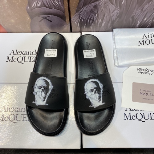 Cheap Alexander McQueen Slippers For Men #1195630 Replica Wholesale [$45.00 USD] [ITEM#1195630] on Replica Alexander McQueen Slippers