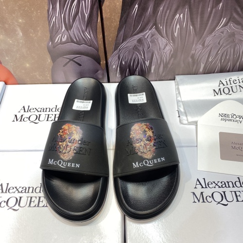 Cheap Alexander McQueen Slippers For Men #1195635 Replica Wholesale [$45.00 USD] [ITEM#1195635] on Replica Alexander McQueen Slippers