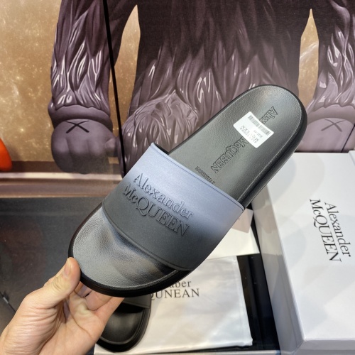 Cheap Alexander McQueen Slippers For Men #1195640 Replica Wholesale [$45.00 USD] [ITEM#1195640] on Replica Alexander McQueen Slippers