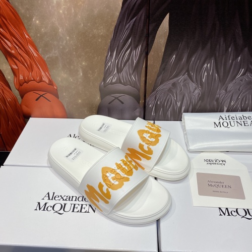 Cheap Alexander McQueen Slippers For Men #1195642 Replica Wholesale [$45.00 USD] [ITEM#1195642] on Replica Alexander McQueen Slippers