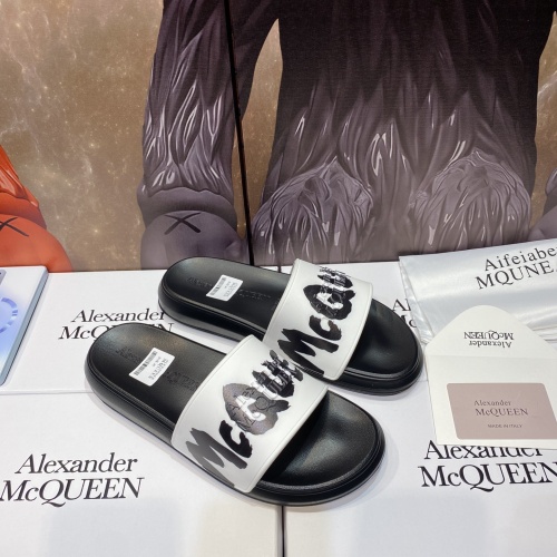 Cheap Alexander McQueen Slippers For Men #1195646 Replica Wholesale [$45.00 USD] [ITEM#1195646] on Replica Alexander McQueen Slippers