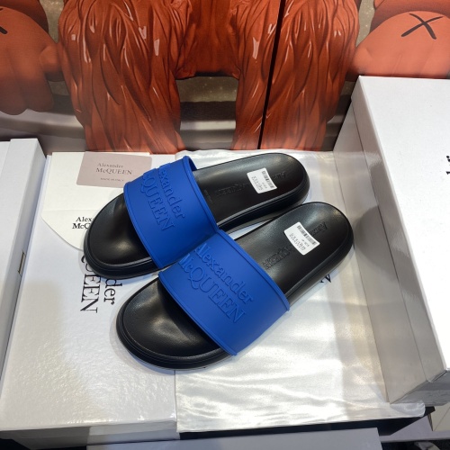 Cheap Alexander McQueen Slippers For Men #1195655 Replica Wholesale [$45.00 USD] [ITEM#1195655] on Replica Alexander McQueen Slippers