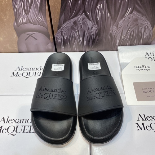 Cheap Alexander McQueen Slippers For Men #1195658 Replica Wholesale [$45.00 USD] [ITEM#1195658] on Replica Alexander McQueen Slippers