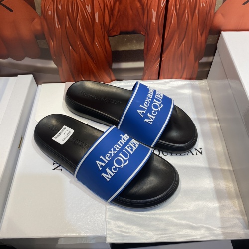 Cheap Alexander McQueen Slippers For Men #1195661 Replica Wholesale [$45.00 USD] [ITEM#1195661] on Replica Alexander McQueen Slippers
