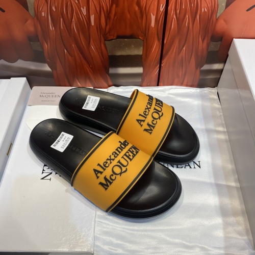 Cheap Alexander McQueen Slippers For Men #1195662 Replica Wholesale [$45.00 USD] [ITEM#1195662] on Replica Alexander McQueen Slippers