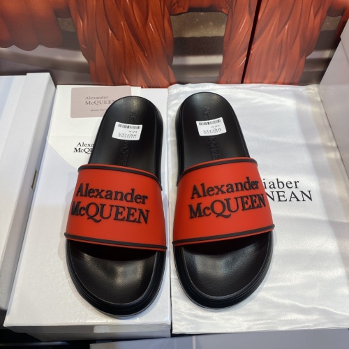 Cheap Alexander McQueen Slippers For Men #1195663 Replica Wholesale [$45.00 USD] [ITEM#1195663] on Replica Alexander McQueen Slippers