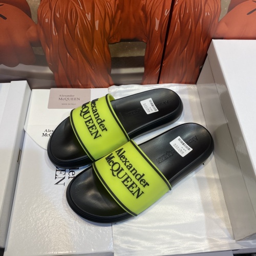 Cheap Alexander McQueen Slippers For Men #1195664 Replica Wholesale [$45.00 USD] [ITEM#1195664] on Replica Alexander McQueen Slippers