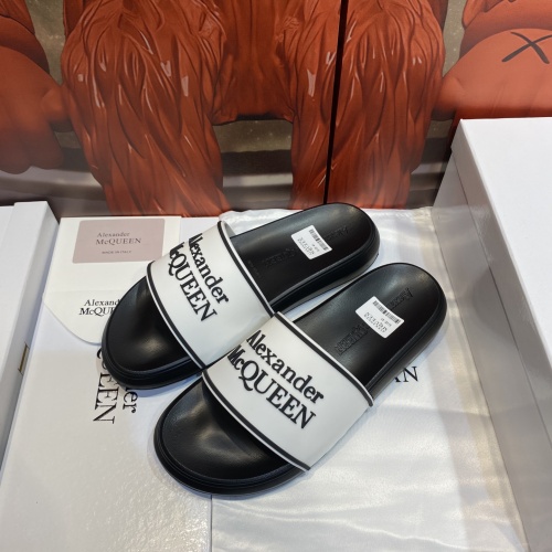 Cheap Alexander McQueen Slippers For Men #1195666 Replica Wholesale [$45.00 USD] [ITEM#1195666] on Replica Alexander McQueen Slippers