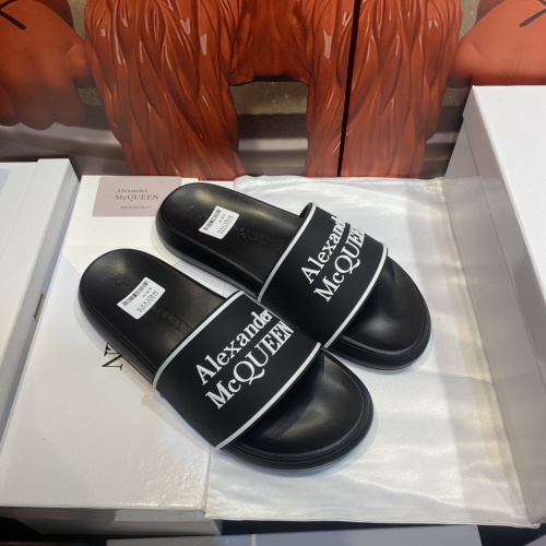 Cheap Alexander McQueen Slippers For Men #1195667 Replica Wholesale [$45.00 USD] [ITEM#1195667] on Replica Alexander McQueen Slippers