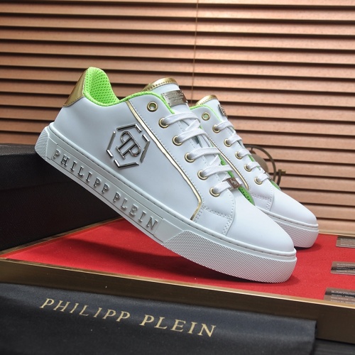 Cheap Philipp Plein Casual Shoes For Men #1195701 Replica Wholesale [$80.00 USD] [ITEM#1195701] on Replica Philipp Plein PP Casual Shoes