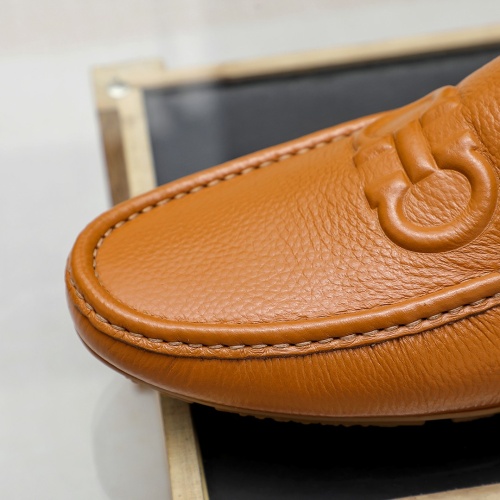 Cheap Salvatore Ferragamo Leather Shoes For Men #1195802 Replica Wholesale [$68.00 USD] [ITEM#1195802] on Replica Salvatore Ferragamo Leather Shoes