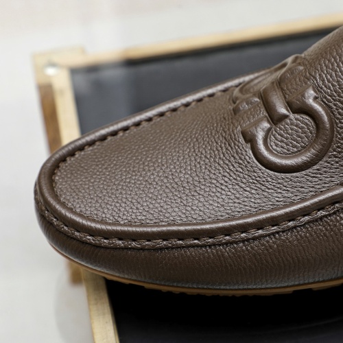 Cheap Salvatore Ferragamo Leather Shoes For Men #1195803 Replica Wholesale [$68.00 USD] [ITEM#1195803] on Replica Salvatore Ferragamo Leather Shoes