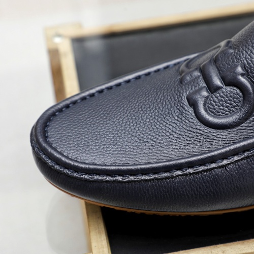 Cheap Salvatore Ferragamo Leather Shoes For Men #1195805 Replica Wholesale [$68.00 USD] [ITEM#1195805] on Replica Salvatore Ferragamo Leather Shoes