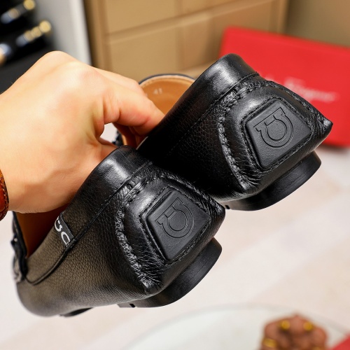 Cheap Salvatore Ferragamo Leather Shoes For Men #1195813 Replica Wholesale [$68.00 USD] [ITEM#1195813] on Replica Salvatore Ferragamo Leather Shoes