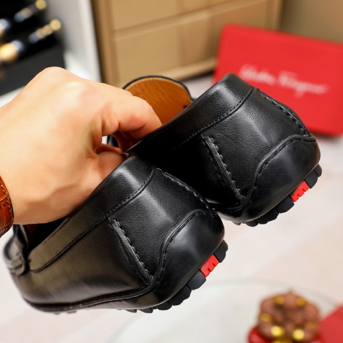 Cheap Salvatore Ferragamo Leather Shoes For Men #1195816 Replica Wholesale [$80.00 USD] [ITEM#1195816] on Replica Salvatore Ferragamo Leather Shoes