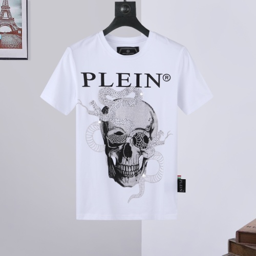 Cheap Philipp Plein PP T-Shirts Short Sleeved For Men #1195928 Replica Wholesale [$27.00 USD] [ITEM#1195928] on Replica Philipp Plein PP T-Shirts