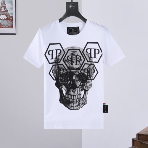 Cheap Philipp Plein PP T-Shirts Short Sleeved For Men #1195965 Replica Wholesale [$27.00 USD] [ITEM#1195965] on Replica Philipp Plein PP T-Shirts