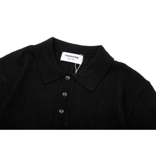 Cheap Thom Browne TB T-Shirts Short Sleeved For Men #1196060 Replica Wholesale [$48.00 USD] [ITEM#1196060] on Replica Thom Browne TB T-Shirts