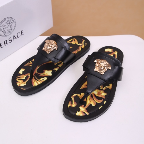 Cheap Versace Slippers For Men #1196103 Replica Wholesale [$48.00 USD] [ITEM#1196103] on Replica Versace Slippers