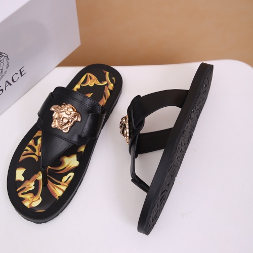 Cheap Versace Slippers For Men #1196103 Replica Wholesale [$48.00 USD] [ITEM#1196103] on Replica Versace Slippers