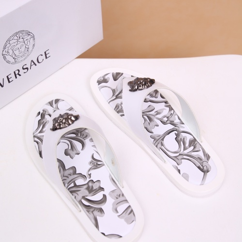 Cheap Versace Slippers For Men #1196104 Replica Wholesale [$48.00 USD] [ITEM#1196104] on Replica Versace Slippers