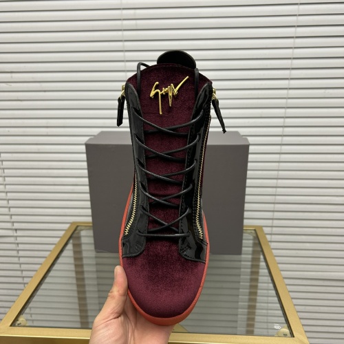 Cheap Giuseppe Zanotti High Tops Shoes For Men #1196109 Replica Wholesale [$96.00 USD] [ITEM#1196109] on Replica Giuseppe Zanotti High Tops Shoes