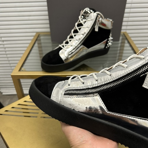 Cheap Giuseppe Zanotti High Tops Shoes For Men #1196112 Replica Wholesale [$102.00 USD] [ITEM#1196112] on Replica Giuseppe Zanotti High Tops Shoes