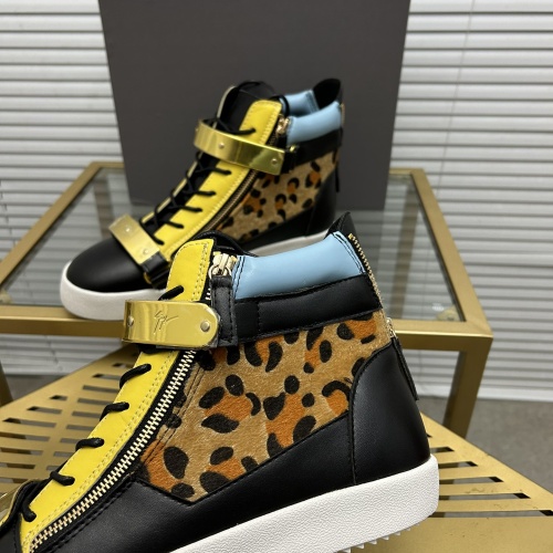 Cheap Giuseppe Zanotti High Tops Shoes For Men #1196114 Replica Wholesale [$100.00 USD] [ITEM#1196114] on Replica Giuseppe Zanotti High Tops Shoes