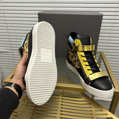 Cheap Giuseppe Zanotti High Tops Shoes For Men #1196114 Replica Wholesale [$100.00 USD] [ITEM#1196114] on Replica Giuseppe Zanotti High Tops Shoes