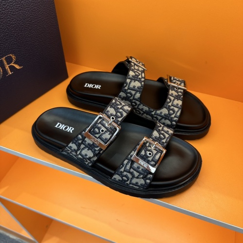 Cheap Christian Dior Slippers For Men #1196146 Replica Wholesale [$56.00 USD] [ITEM#1196146] on Replica Christian Dior Slippers