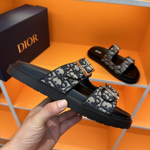 Cheap Christian Dior Slippers For Men #1196146 Replica Wholesale [$56.00 USD] [ITEM#1196146] on Replica Christian Dior Slippers