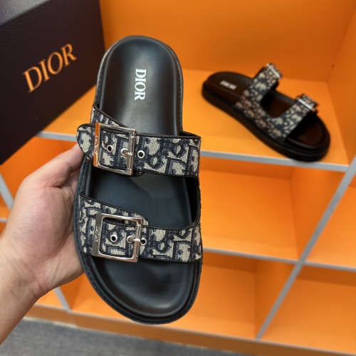 Cheap Christian Dior Slippers For Men #1196146 Replica Wholesale [$56.00 USD] [ITEM#1196146] on Replica Christian Dior Slippers