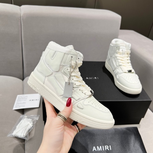 Cheap Amiri High Tops Shoes For Men #1196148 Replica Wholesale [$108.00 USD] [ITEM#1196148] on Replica Amiri High Tops Shoes