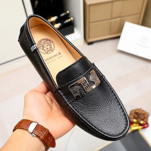 Cheap Versace Leather Shoes For Men #1196362 Replica Wholesale [$68.00 USD] [ITEM#1196362] on Replica Versace Leather Shoes