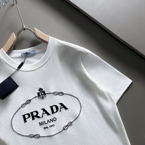 Cheap Prada T-Shirts Short Sleeved For Unisex #1196363 Replica Wholesale [$45.00 USD] [ITEM#1196363] on Replica Prada T-Shirts