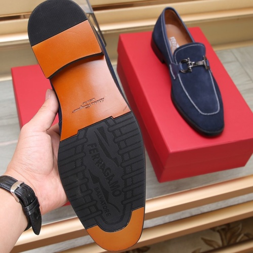 Cheap Salvatore Ferragamo Leather Shoes For Men #1196392 Replica Wholesale [$92.00 USD] [ITEM#1196392] on Replica Salvatore Ferragamo Leather Shoes