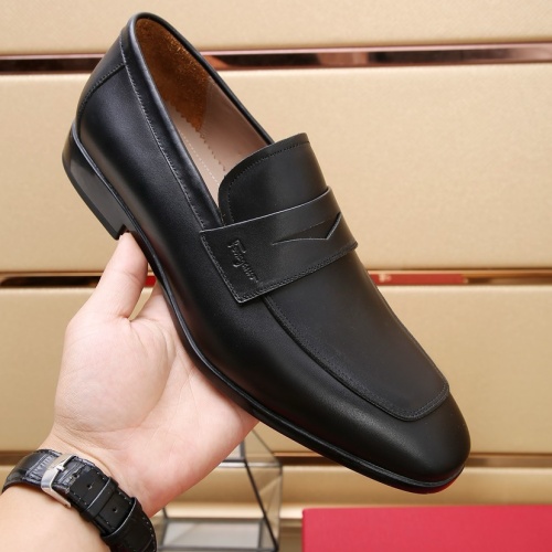 Cheap Salvatore Ferragamo Leather Shoes For Men #1196410 Replica Wholesale [$125.00 USD] [ITEM#1196410] on Replica Salvatore Ferragamo Leather Shoes