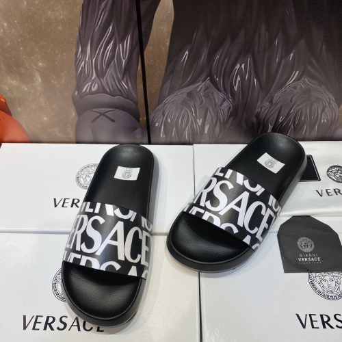 Cheap Versace Slippers For Men #1196520 Replica Wholesale [$45.00 USD] [ITEM#1196520] on Replica Versace Slippers