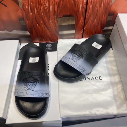 Cheap Versace Slippers For Men #1196539 Replica Wholesale [$45.00 USD] [ITEM#1196539] on Replica Versace Slippers
