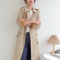 Cheap Burberry Trench Coat Long Sleeved For Women #1187717 Replica Wholesale [p.14781.12 RUB] [ITEM#1187717] on Replica Burberry Trench Coat