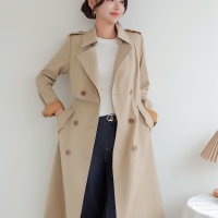 Cheap Burberry Trench Coat Long Sleeved For Women #1187717 Replica Wholesale [p.14781.12 RUB] [ITEM#1187717] on Replica Burberry Trench Coat