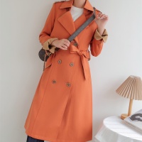 Cheap Burberry Trench Coat Long Sleeved For Women #1187718 Replica Wholesale [$160.00 USD] [ITEM#1187718] on Replica Burberry Trench Coat