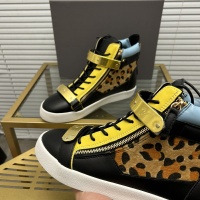 Cheap Giuseppe Zanotti High Tops Shoes For Men #1196114 Replica Wholesale [$100.00 USD] [ITEM#1196114] on Replica Giuseppe Zanotti High Tops Shoes