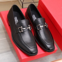 Cheap Salvatore Ferragamo Leather Shoes For Men #1196390 Replica Wholesale [$92.00 USD] [ITEM#1196390] on Replica Salvatore Ferragamo Leather Shoes