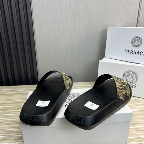 Cheap Versace Slippers For Men #1196599 Replica Wholesale [$45.00 USD] [ITEM#1196599] on Replica Versace Slippers