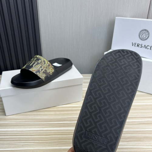 Cheap Versace Slippers For Men #1196599 Replica Wholesale [$45.00 USD] [ITEM#1196599] on Replica Versace Slippers